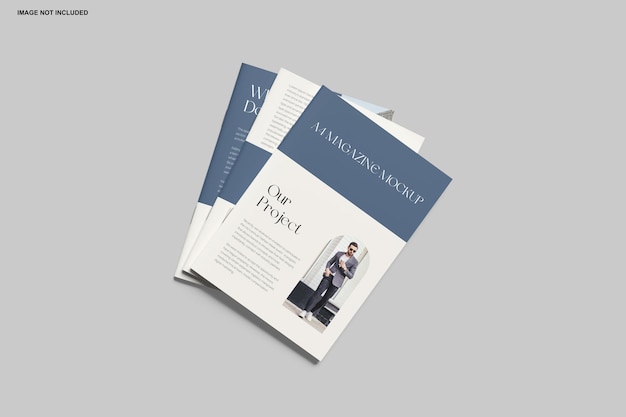 A4 Magazine Mockup
