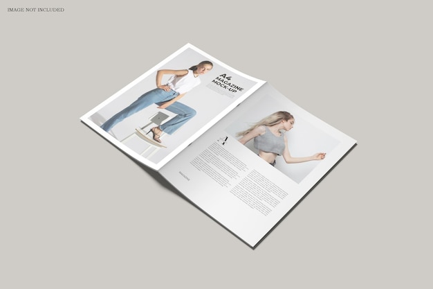 A4 Magazine Mockup