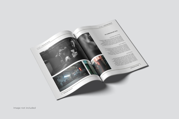 A4 magazine mockup