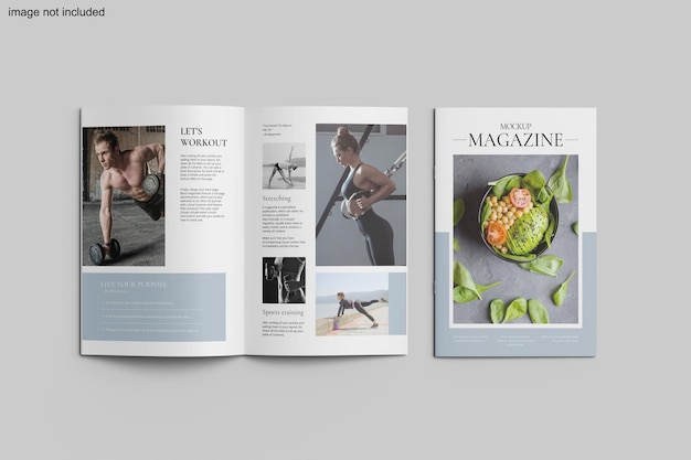 A4 magazine mockup