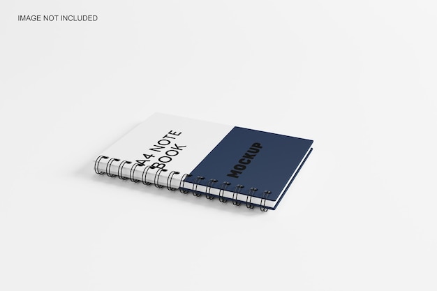 A4 note book mockup