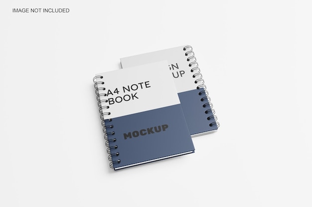 A4 note book mockup