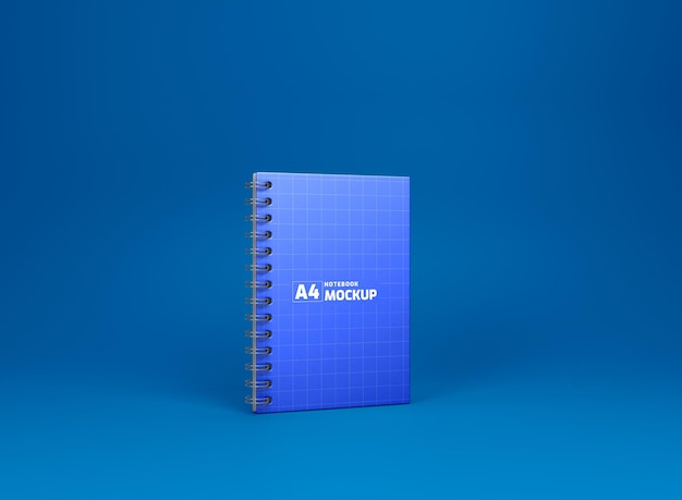 A4 notebook mockup