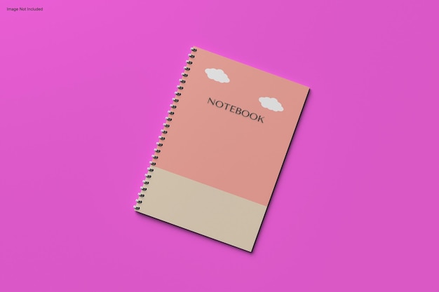 A4 notebook mockup