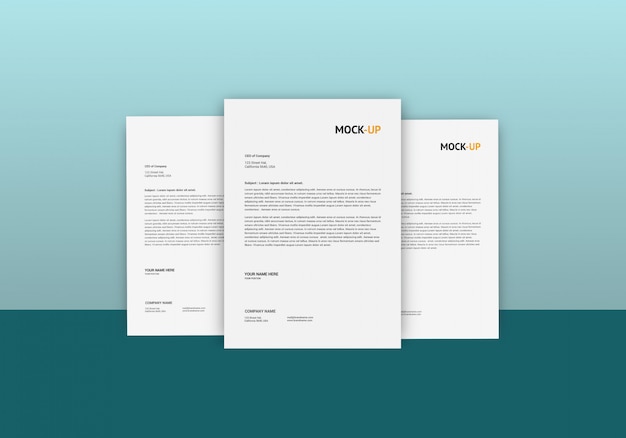 PSD a4-pagina mock-up