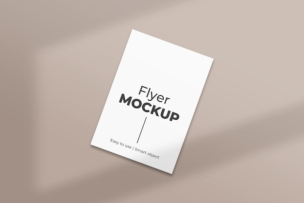 PSD a4 paper flyer mockup