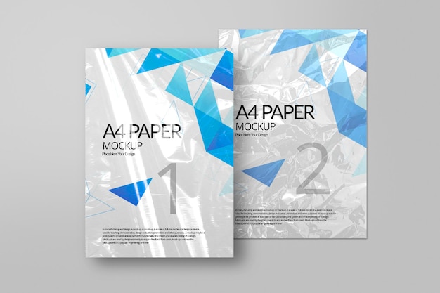 PSD a4 paper mockup