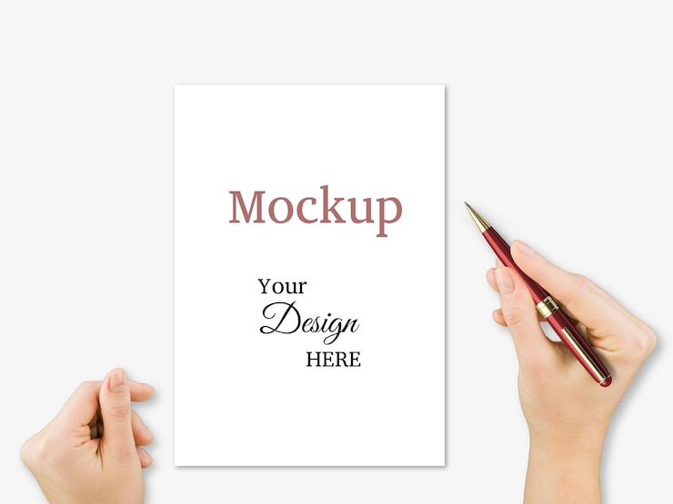 PSD a4 poster brochure mockups business flyer mockup