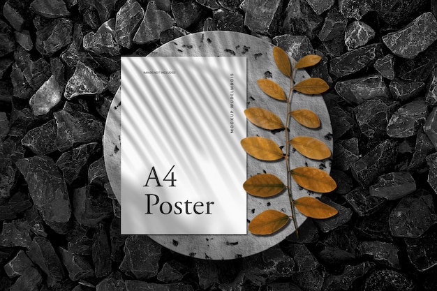 A4 postermodel psd