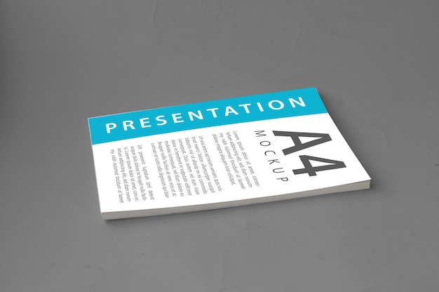 A4 Size Flyer Mockup Template