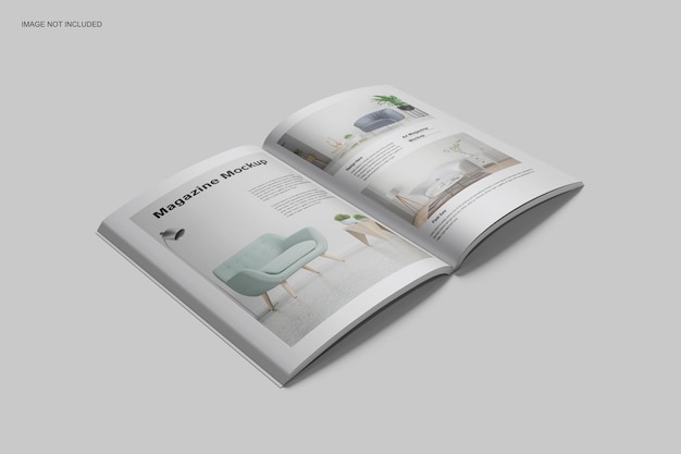 A4 tijdschrift mockup