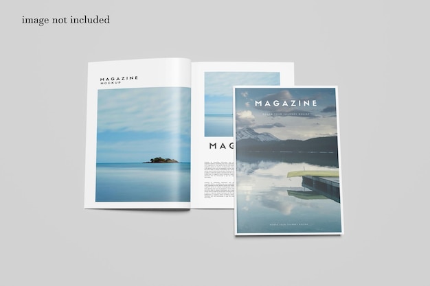 A4 tijdschrift mockup