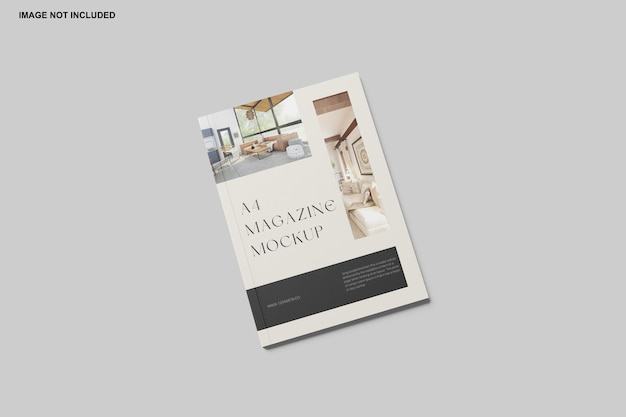 A4 tijdschrift mockup