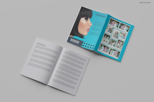 A4 tijdschrift mockup