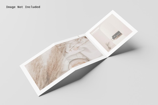 A4 Tri-Fold Brochure Mockup