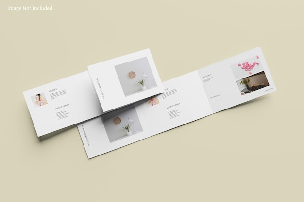 A4 tri fold landscape brochure