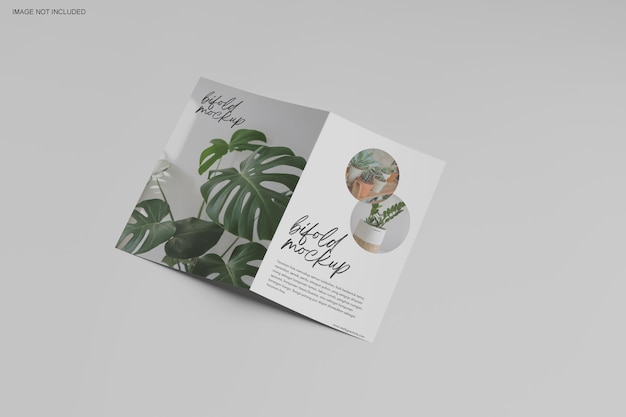 a4 trifold brochure mockup
