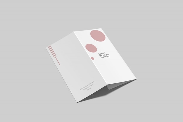 PSD mockup brochure a tre ante a4