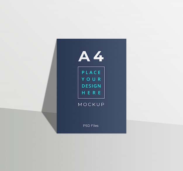 A4 Ulotka Psd Mockup