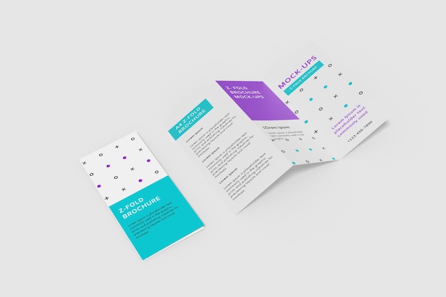 A4 Z Fold Brochure MockUp