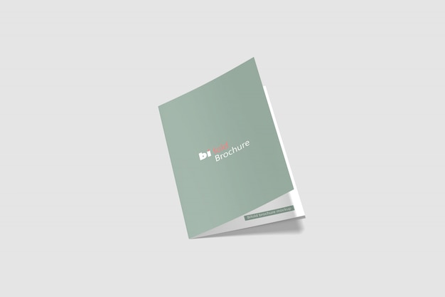 Mockup brochure bifold a5