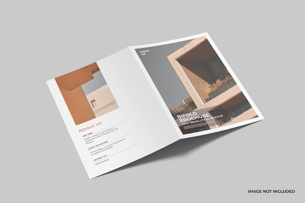 Mockup di brochure bifold a5