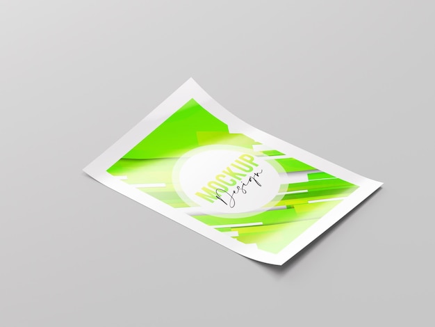 PSD a5 bifold brochure