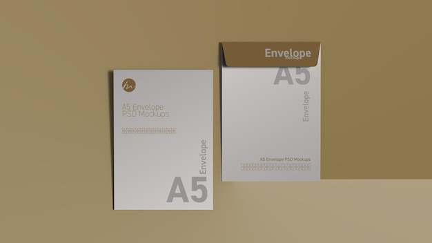 a5 envelope mockup c5 envelope mockup