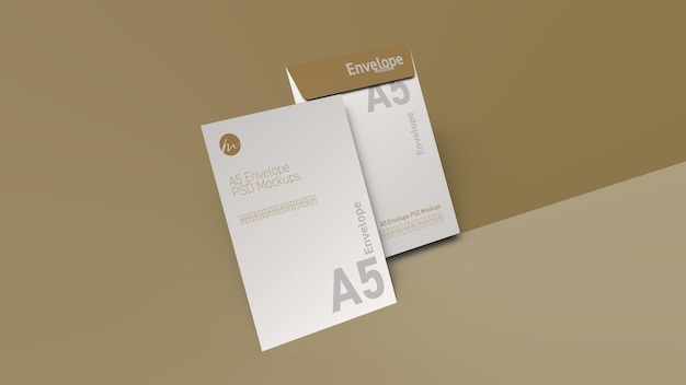 a5 envelope mockup c5 envelope mockup