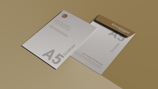 a5 envelope mockup c5 envelope mockup