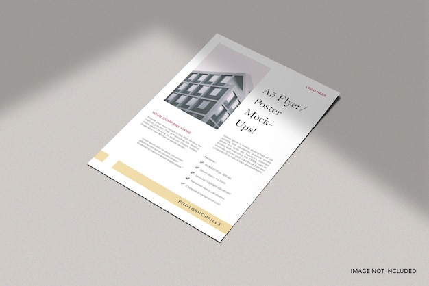 A5 flyer postermodel