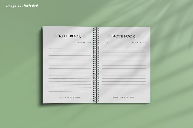 A5 Spiral Notebook MockUp