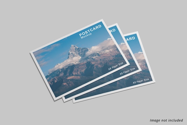 A6 postcard flyer mockup