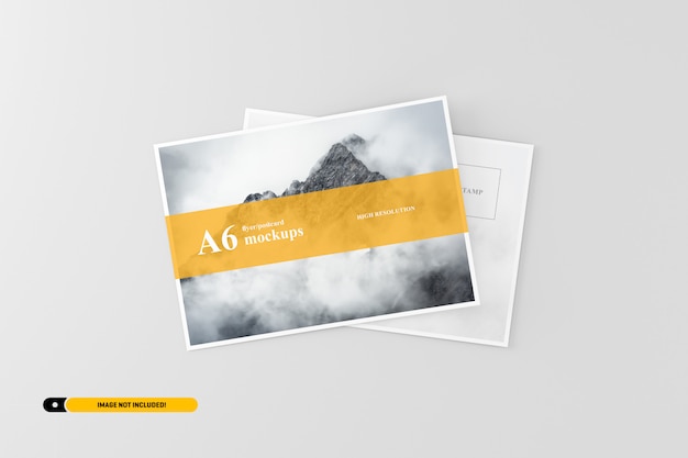 A6 cartolina / flyer mockup