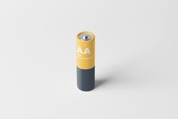 PSD aa battery mockups