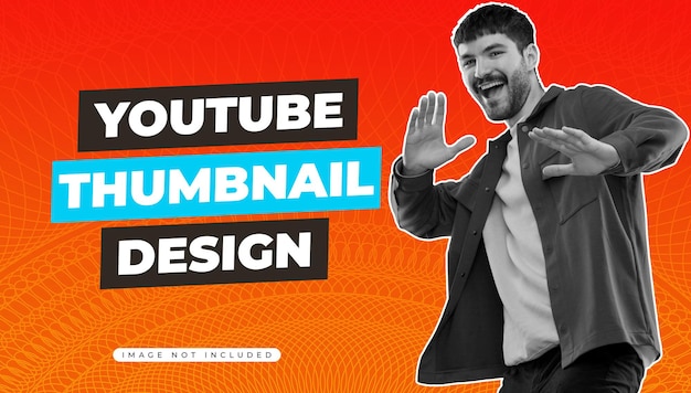 aantrekkelijk youtube miniatuurontwerp youtube miniatuur sjabloon