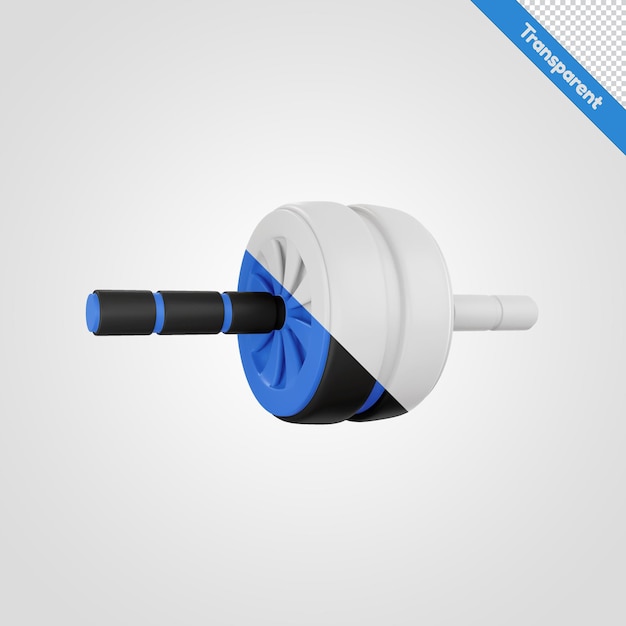 PSD ab roller 3d illustration