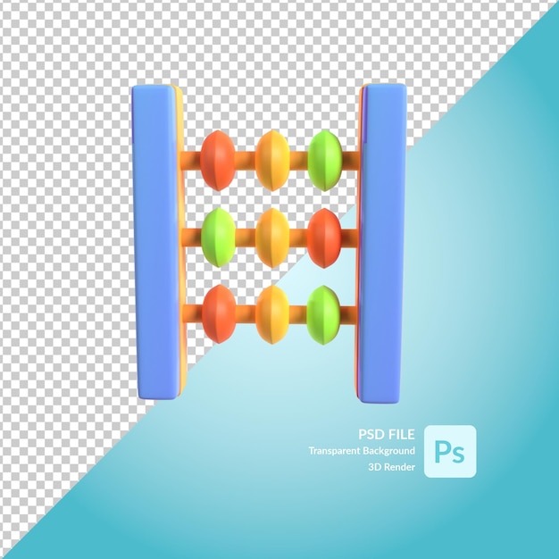 abacus3dイラストレンダリング