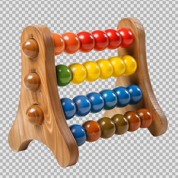 PSD abacus on transparent background