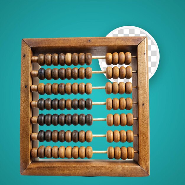 PSD abacus w renderowaniu 3d