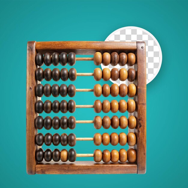 PSD abacus w renderowaniu 3d