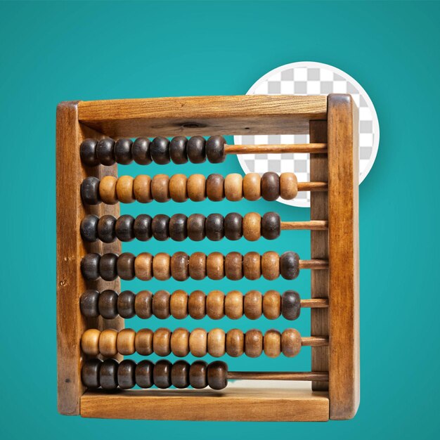 PSD abacus w renderowaniu 3d