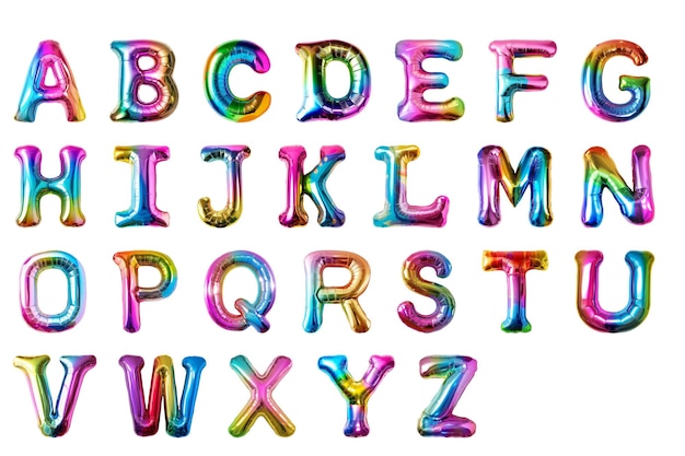 PSD abc alphabet set