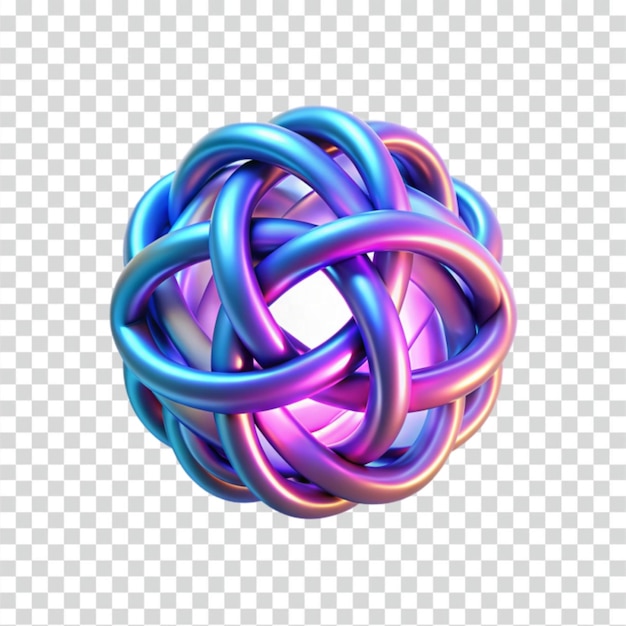 Abstract 3D Knot Sphere