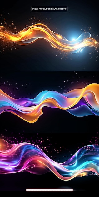 Абстрактное 3d-рендеринг скрученных линий современный дизайн фона
