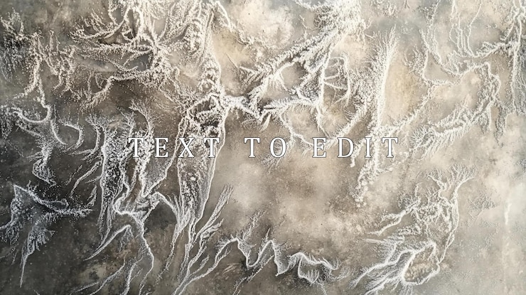 PSD abstract aerial view of a frostcovered landscape