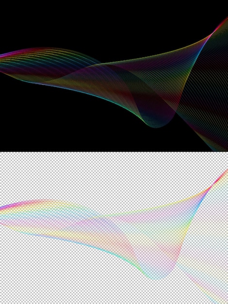 abstract backdrop with colorful wave