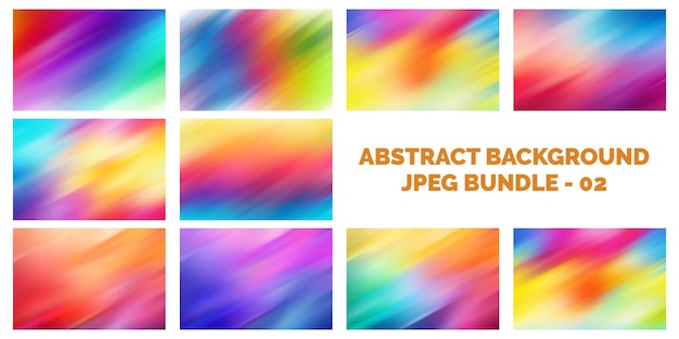 Abstract Background Bundle Defocused Strip In NonEditable PSD Format