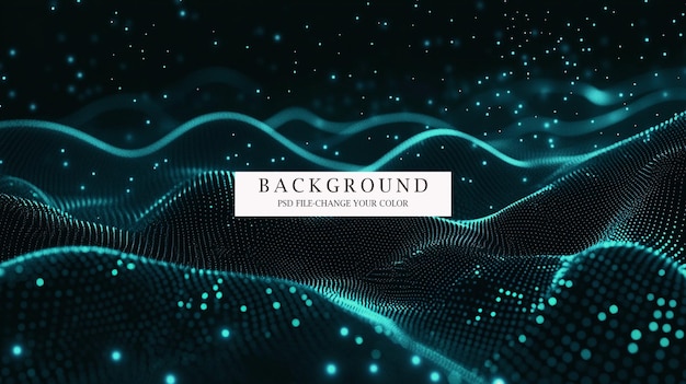 Abstract background Dot and connect line for cyber technology futuristic and network connection conc