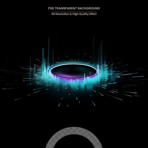 PSD abstract background luminous swirling elegant glowing circle sparking particle